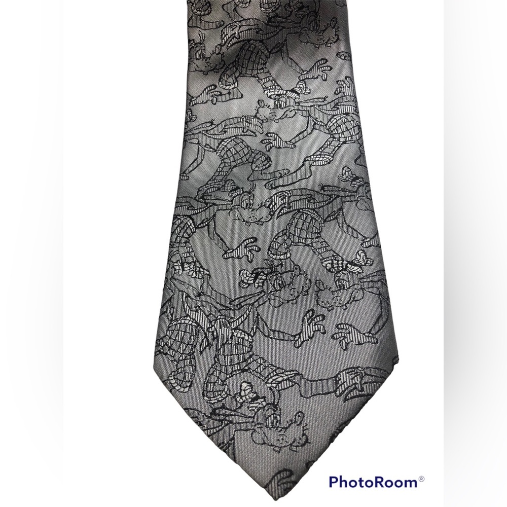 Silver Goofy Tie Balencine USA